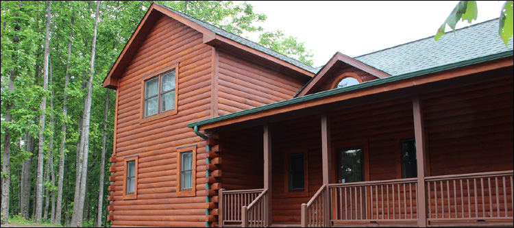 Log Home Staining in Wauseon, Ohio