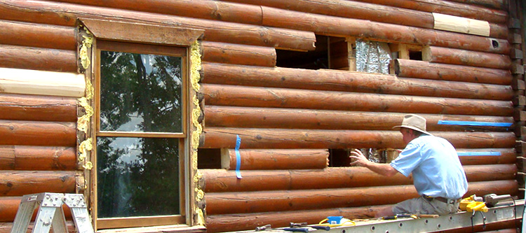 Log Home Repair Metamora, Ohio